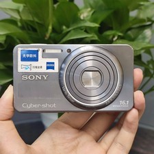SONY Cyber Shot DSC-W570 Silver Digital Camera 16.1MP 5x Zoom English Menu90 New