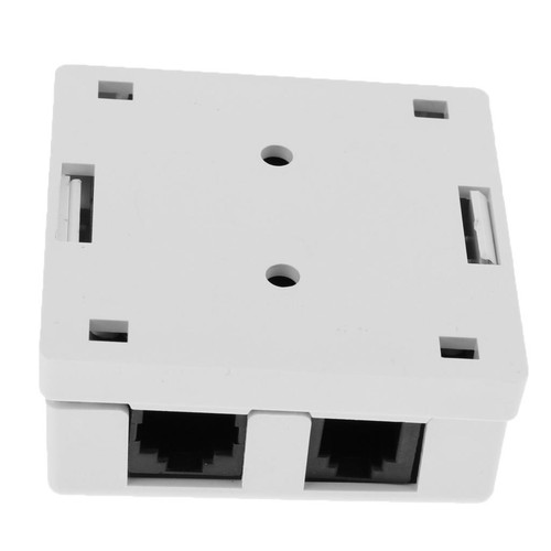Boîte de montage en surface 2 pièces 2 ports, blanche (boîte seule) - Photo 5/7