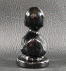 Boyd's Crystal Art Glass DEBBIE DUCK & DUCKLINGS #19 EBONY 1984 5pc Set Black — photo 8