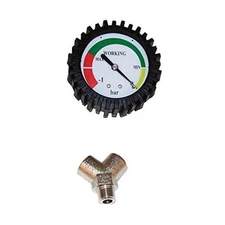 John Dow Industries 6EV-1-A Replacement Vacuum Gauge (for Fluid Evacuators), 1 