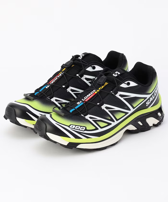 Salomon XT-6 Skyline Men's Sneakers in Black Maritime Blue Green