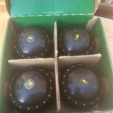 Henselite Heavy Size 5 Set Of Bowls Daffodil Emblem 2003 Classic II Deluxe