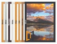 Picture Photo Frame Real Wood Poster Frame CHOICE OF BESPOKE YOUR SIZE FRAME