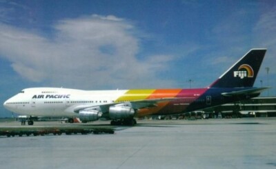 Air Pacific Fiji Boeing 747-200 ZK-NZY postcard | eBay