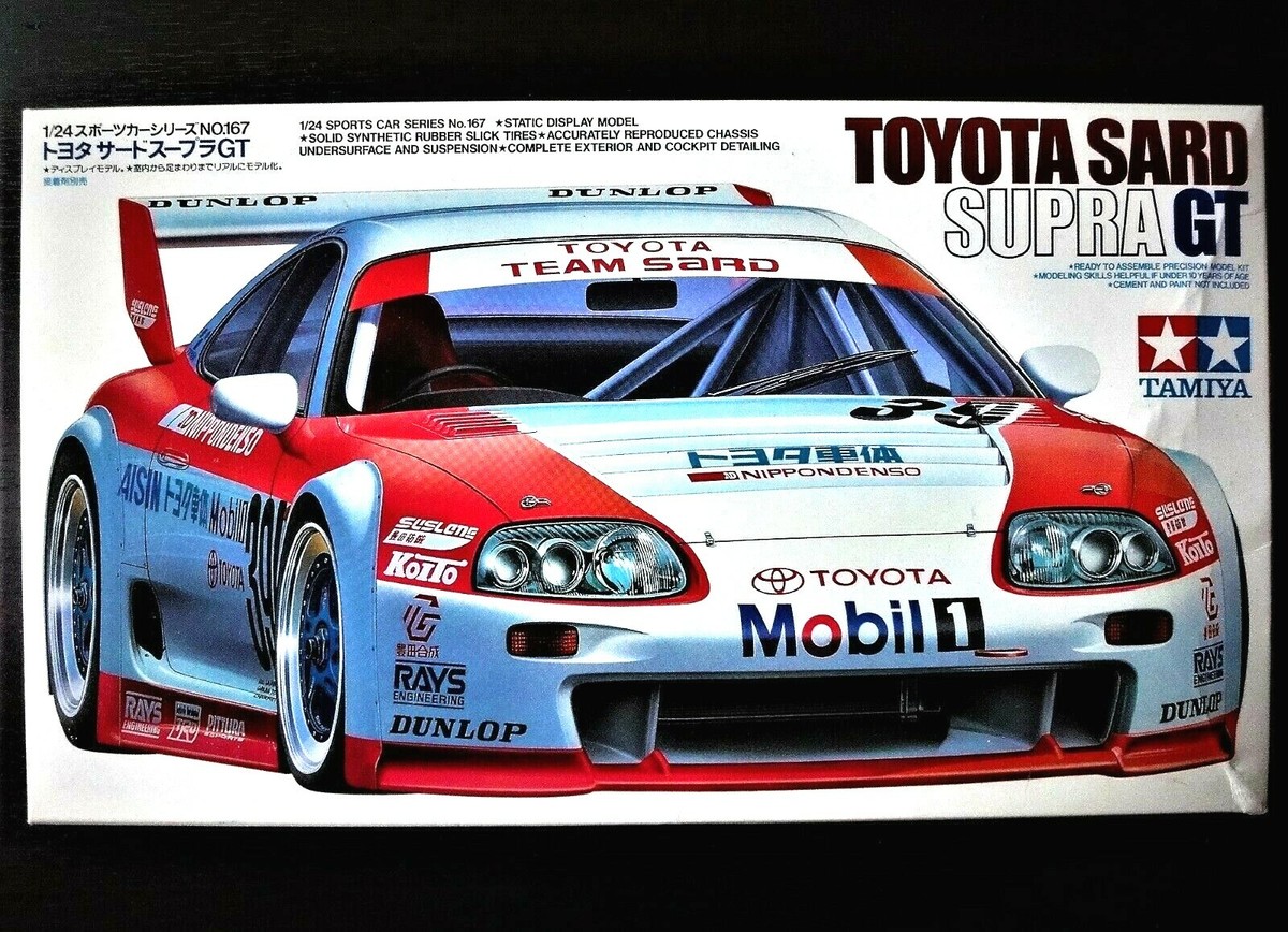 自動車 TOYOTA SARD SUPRA GT Awesome Condition !! TAMIYA 1/24 TOYOTA SARD Supra GT Valuable