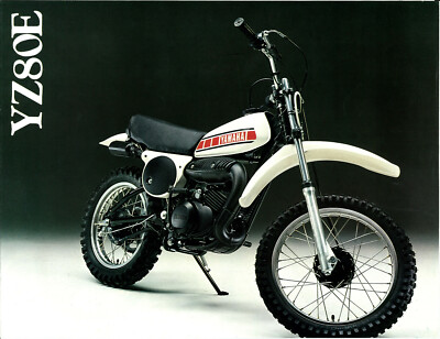 YAMAHA Brochure YZ80 E 1978 Sales Catalog Catalogue REPRO YZ80E | eBay