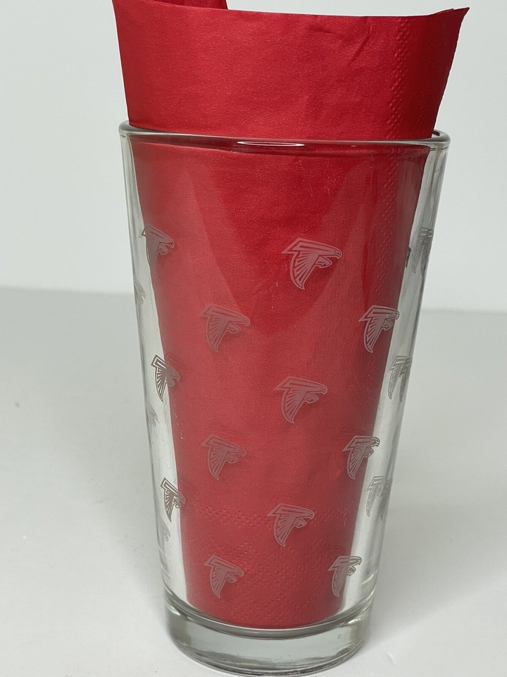 Atlanta Falcons Glass 16 Oz Football NFL Logo eBay