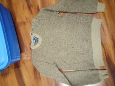 Vtg 90s Polo Ralph Lauren Alpaca/Lambs Wool Shoulder Button Sweater Knit Medium