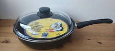 Teflon Non-Stick 24cm Frying Pan & Lid - Halogen Gas Radiant Hotplate