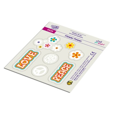 Flower Power   STICKER fit for building blocks tiles /5526