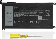 42Wh Battery For Dell Inspiron 13 5000 series 13 5368 5378 5379 WDXOR WDX0R