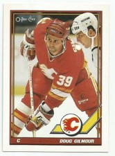 DOUG GILMOUR 1991-92 O-PEE-CHEE CARD NM-MT+ CONDITION CALGARY FLAMES
