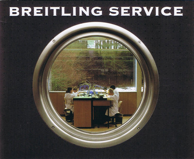 Breitling Chronomat Evolution Service Heft in deutsch German 12/12 I535