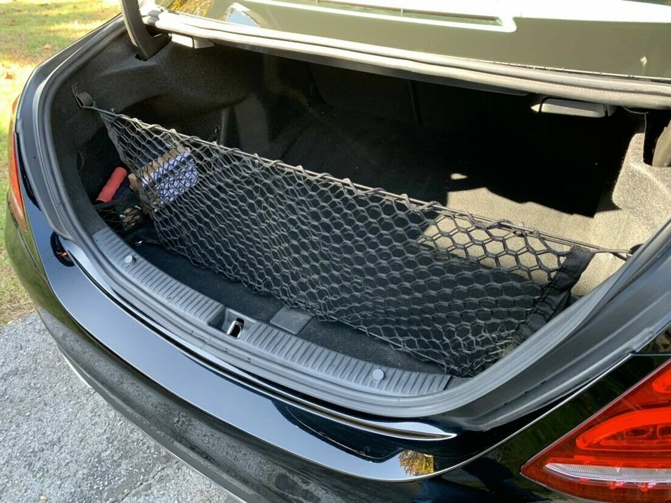 Sobre de maletero y redes de carga estilo piso para MERCEDES-BENZ CLASE C 2008-2021 nuevas Foto 3 de 4
