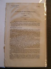 Government Report 1825 Ebenezer Oliver & Others Directors New England MI Land Co