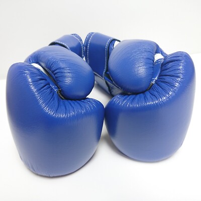 Winning Boxing Gloves 8oz Blue MS-200B Magic Tape from Japan In