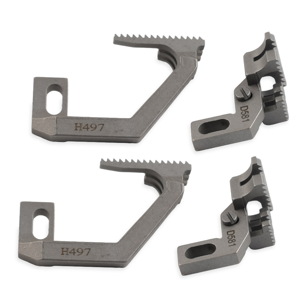 その他 Cmrdsa 1 Set Feed Dog H497 D581 For SIRUBA 757-516M2 5 Thread
