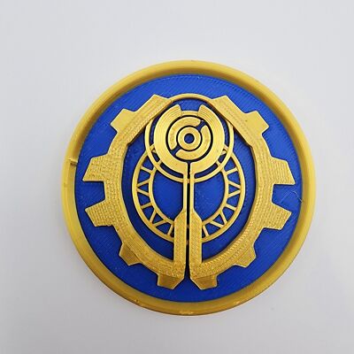 Piltover Enforcer Badge Arcane with/without Brooch Pin 3D Printed Cosplay Prop