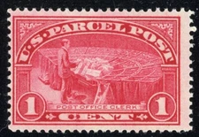 US Scott #Q1 Post Office Clerk 1¢ (1913) Parcel Post  MNH **FREE SHIP*