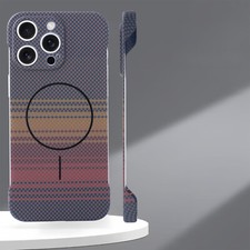 Fashion Ultra Thin Frameless Magnetic Case For iPhone 16 Pro Max 15 14 13 12 11