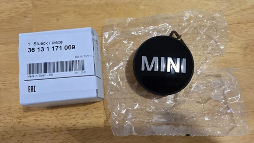 Mini Cooper OEM Wheel Rim Hub Center Cap Black 36131171069 02-16