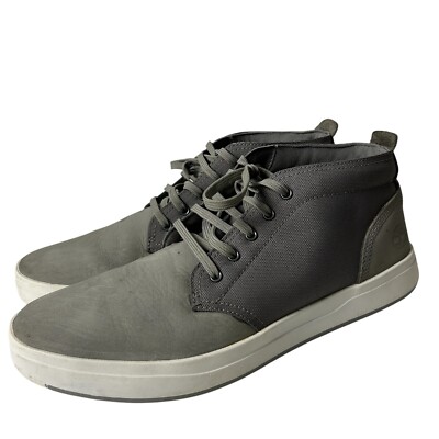 Timberland Men\'s Davis Square Chukka Shoe Size Mens 12 In Dark Gray NIB Mens Timberland Davis Square Chukka Casual Shoes TB0  main image 4