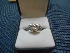 Sterling Silver Love Knot Size 8