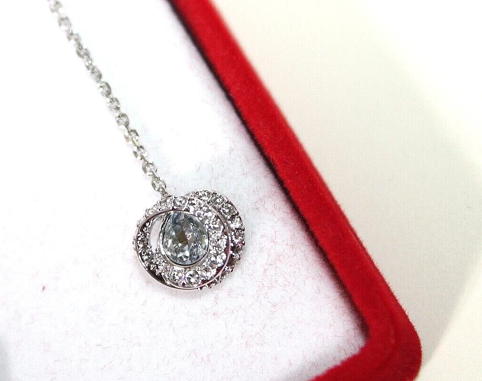 Pendientes Swarovski Tono Plata Rodio Generación Drop Post Damas Foto 2 de 3