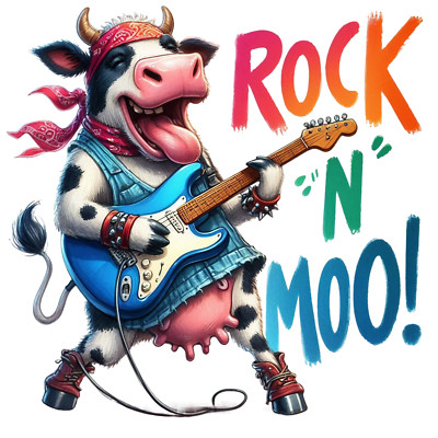 Wall Decal Sticker Funny Cow Quote Wall Sticker 18X18cm Large