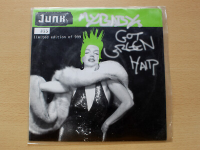 EX !! Junk/My Baby's Got Green Hair/1998 Ye Gods 7''/Green Vinyl/Limited edition