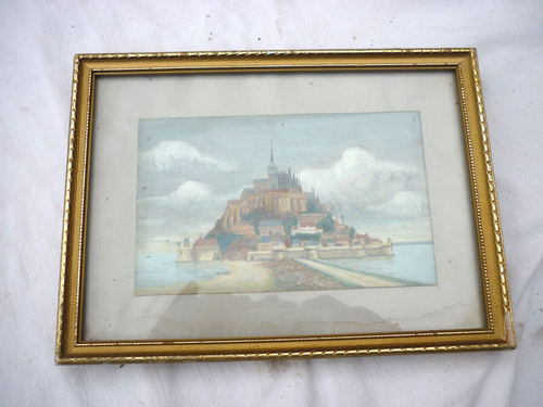 Tableau Miniature Peinture à L'huile 1:12 - Décoration Pour Maison De Poupée, Art En Cadre