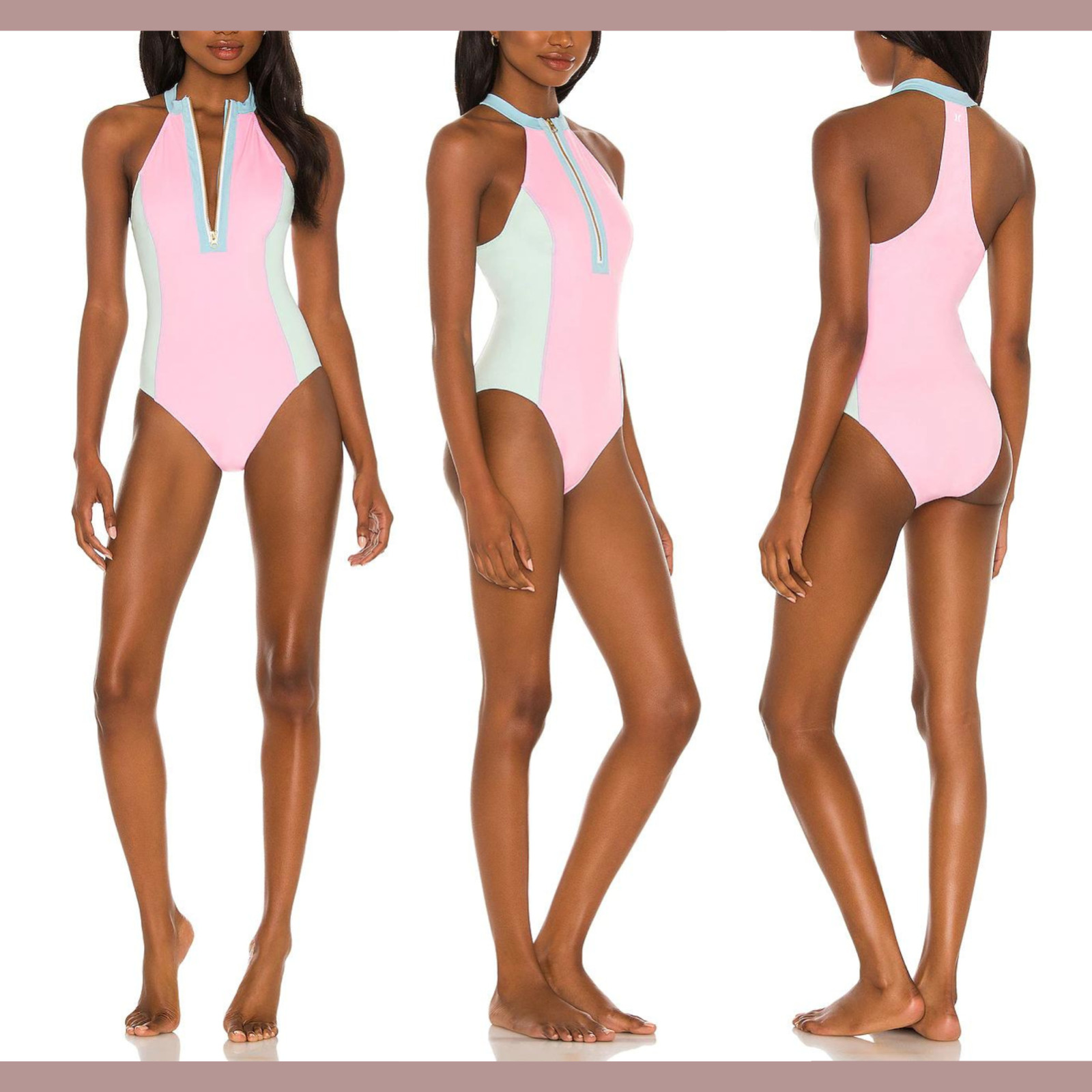 NWT $150 Hurley x LoveShackFancy [ Small ] Max One Piece Swimsuit #5218