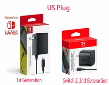 Official Nintendo Switch  Switch 2 AC Power Adapter USB-C Charger, 2 Options