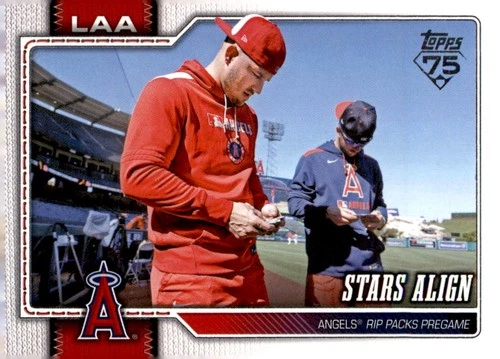 2026 Topps #517 Stars Align (Mike Trout / Zach Neto)