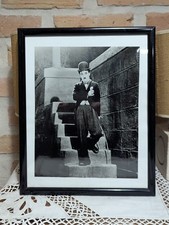 PHOTO CINEMA ACTEUR CHARLIE CHAPLIN ENCADRÉ 25 x 20 CM Un Roi À New York