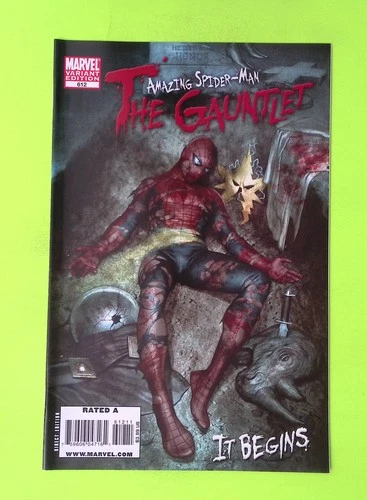 Amazing Spider-Man #612b Vol. 1 2010 Marvel Comics Variant High Grade W33-172