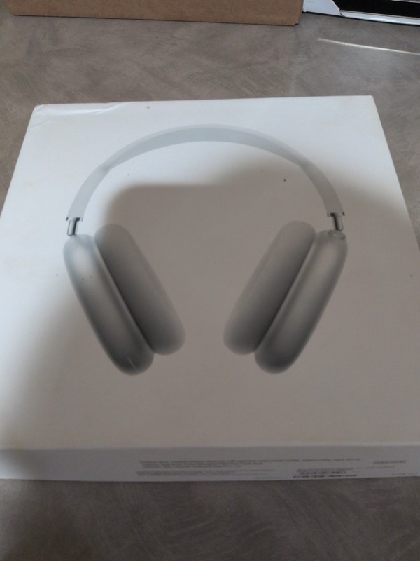 Apple A2098 AirPods Max Headphones Silver With White Headband