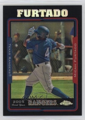 2005 Chrome Update & Highlights Black Refractor /250 Micah Furtado Rookie RC q2x