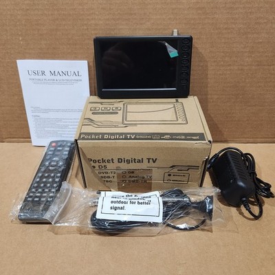 VQP 5 Inch Portable Color TV - New in Box - Tested & Working