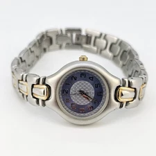 Claremont Women's Watch 25MM Multicolor Dial Bracelet Band 7.5" New Battery