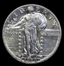 1926 Standing Liberty Quarter Choice UNC Great Luster- JAM531