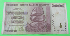ZIMBABWE, 200 MILLION DOLLARS, P#81, 2008