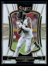 2025 Panini Select Premier Level Football Silver Prizm #142 Rashid Shaheed