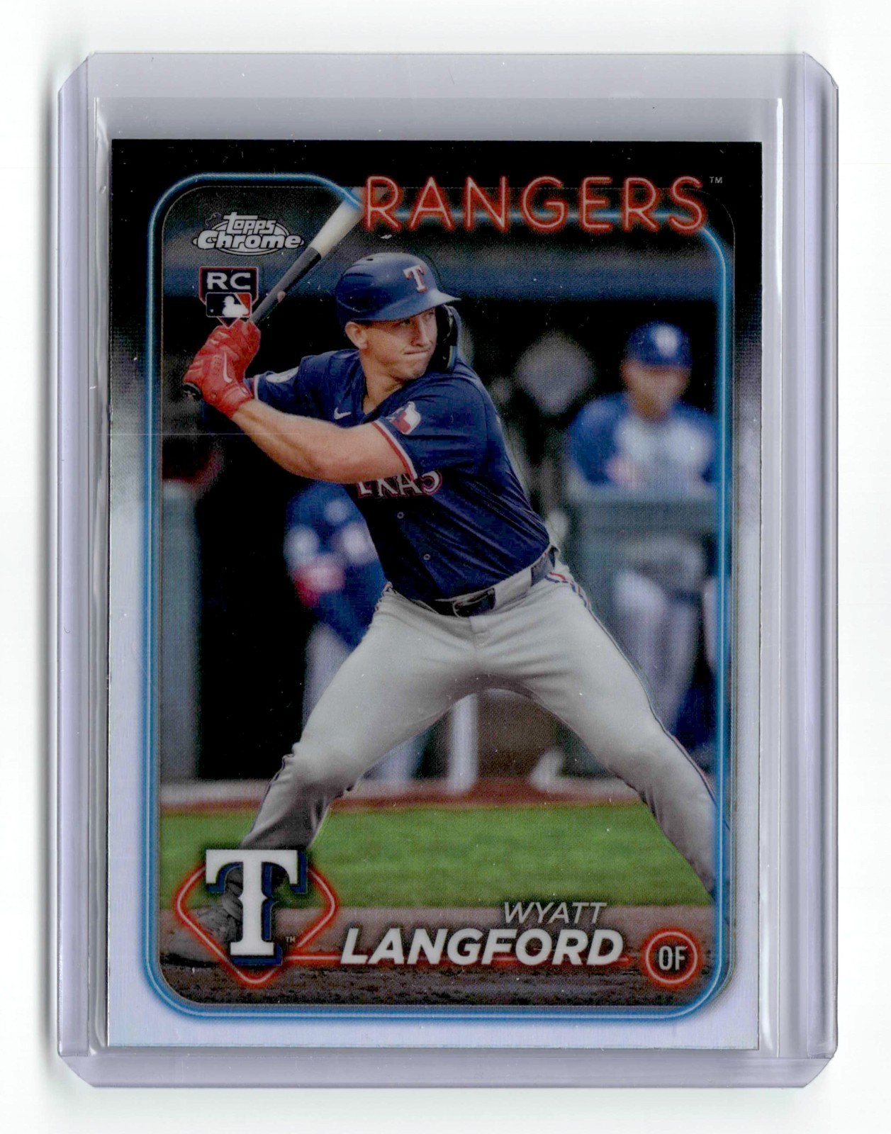 2024 Topps Chrome Update  - Wyatt Langford USC35 Refractor (RC)