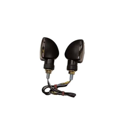 K&S Technologies New Motorcycle Black Mini Marker Lights, 5494, 25-8382