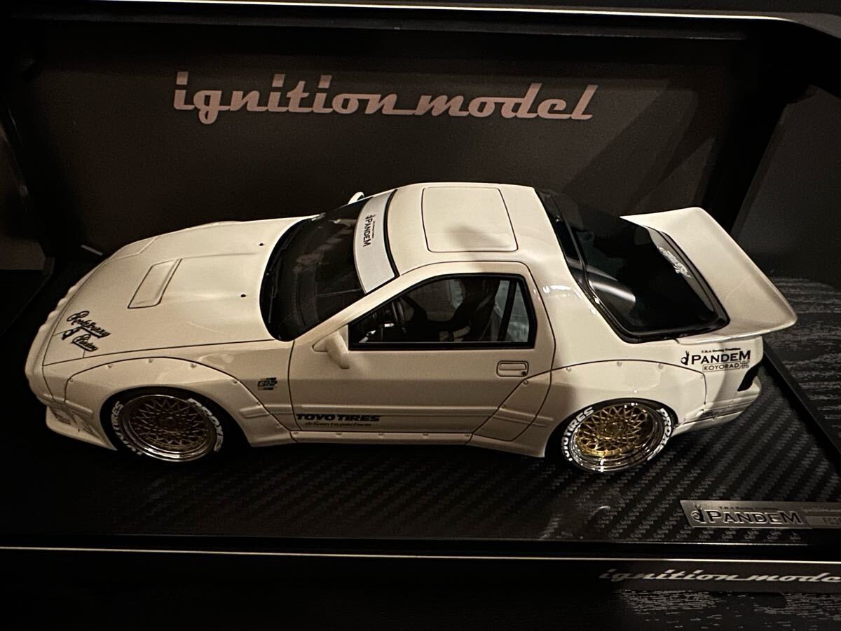 1/18 Ig2909 Pandem Rx-7 Fc3S White Ignition Model Mazda | eBay