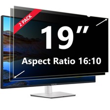  2 Pack 19 Inches Privacy Screen Filter for Computer 16:10 Widescreen Monito...