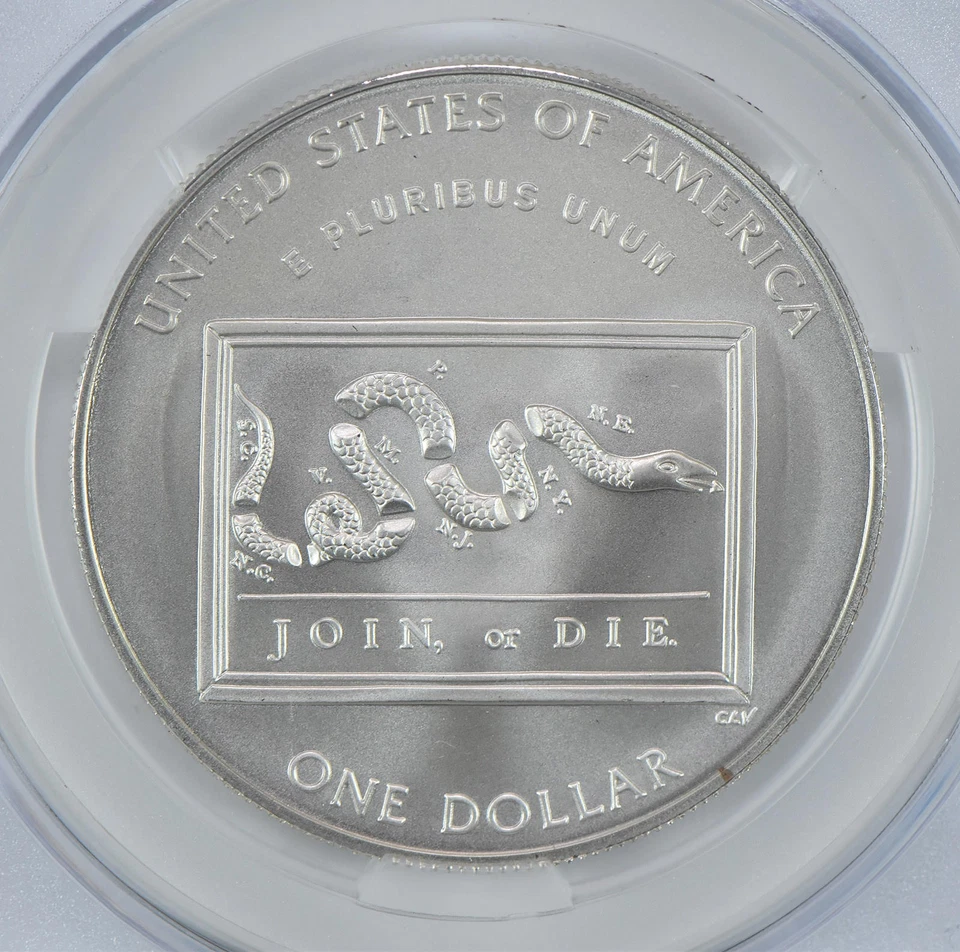 2006-P Ben Franklin Scientist Commemorative Silver Dollar MS69 CAC CACg *2570 - Image 4 of 4