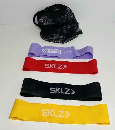 SKLZ Mini Bande per Allenamento di Resistenza Confezione da 3 (+ 1 Extra) - Multicolore - Foto 1 di 3