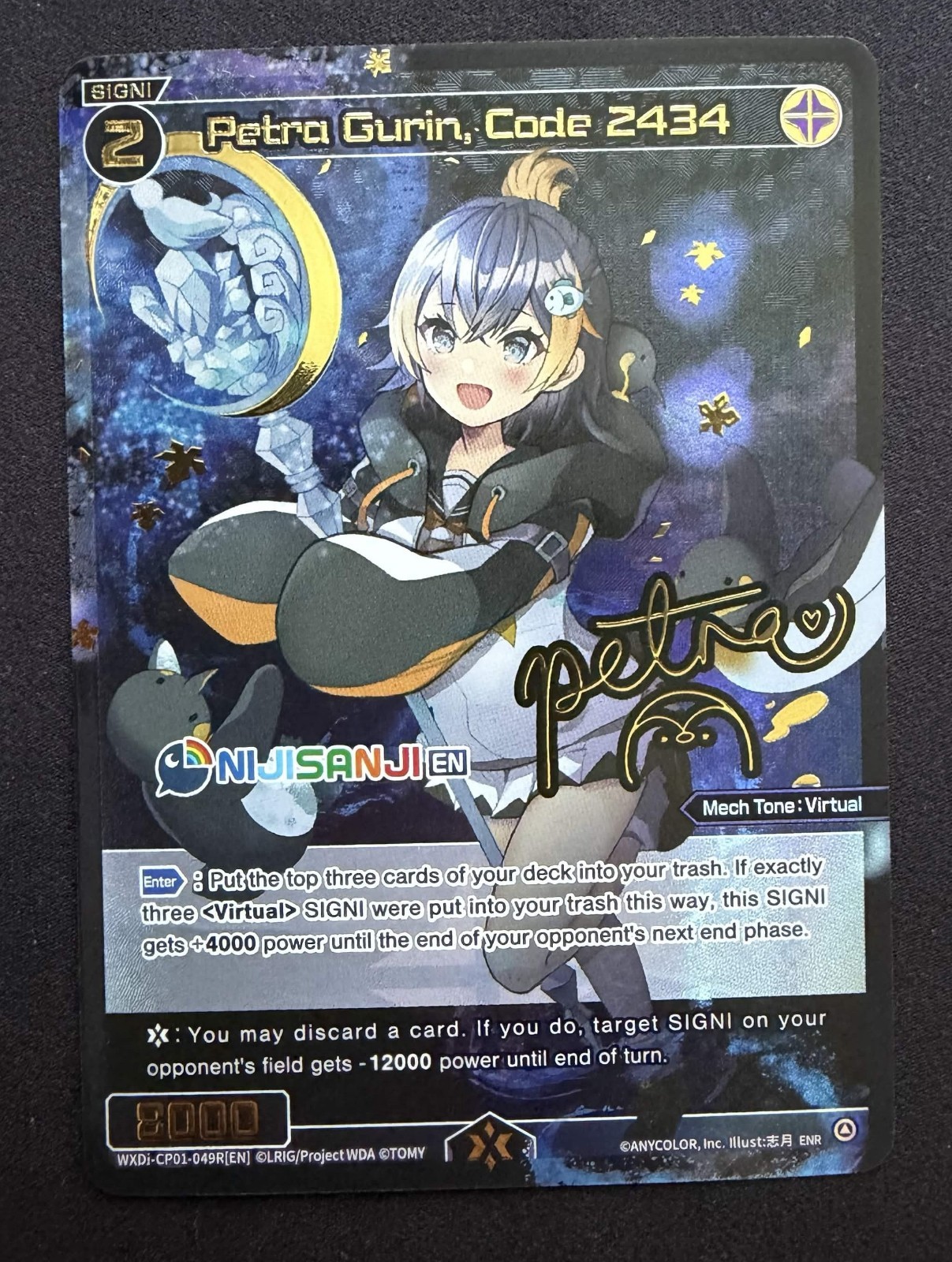 Petra Gurin, Code 2434 (ENR) - Nijisanji Diva WXDi-CP01-049R[EN] NM WIXOSS
